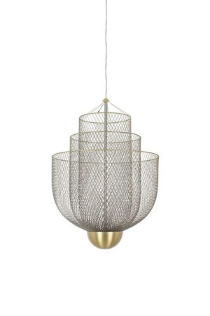 Lampa wisząca ILLUSION BICOLOUR 45 srebrna / złota