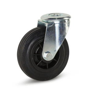 Koło obrotowe 125mm 130kg guma polipropylen kółko