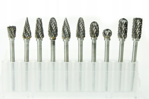 Frezy Wiertła Węglikowe 3x6 mm Spiekane Zestaw FV