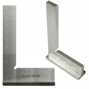 Kątownik ze stopką 150x100 mm DIN 875 Solidny