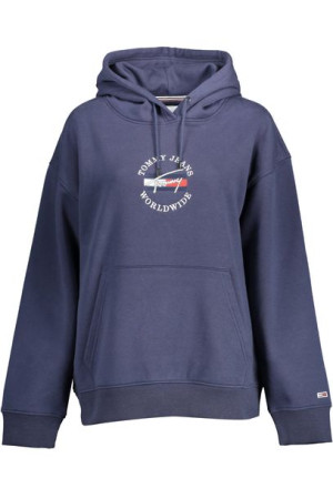 "bluza Tommy Hilfiger Bez Zamka Damska Niebieska"
