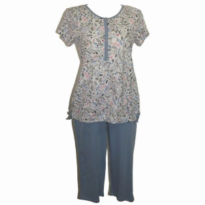 Doctor Flower Blue PM.4244 piżama S