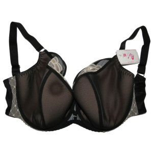 Ava 1968 Black biustonosz semi-soft 75L