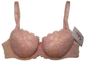 Ava 1990 Powdery Pink biustonosz push-up 65B