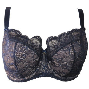 Gorsenia Blanca K357 biustonosz semi-soft granat 95G