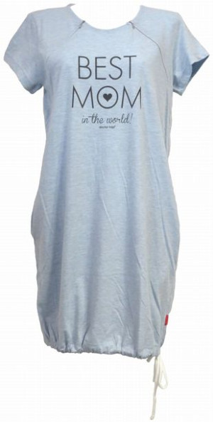 Doctor Nap TCB.9081 koszula nocna Blue Grey M