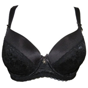 Mat Hannah biustonosz full cup czarny 75H