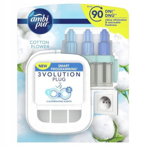 Ambi Pur 3volution COTTON FLOWER elektro+zapas
