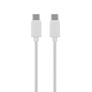 Kabel Vidvie Cb463 Type C/type C 2.1a, 1m Biały