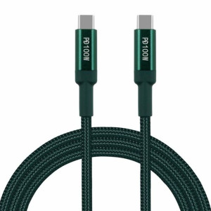 Kabel Vidvie Cb497 Type C/type C 5a, 1.2m Zielony Pudełko