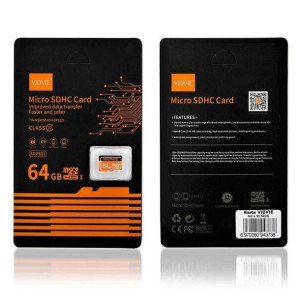 Karta Pamięci Vidvie Micro Sdhc 64 Gb Czarny