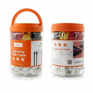 Kabel Vidvie Ct01 Usb/lightning 2.1a, 1m Mix 4 Kolory 30 Szt.