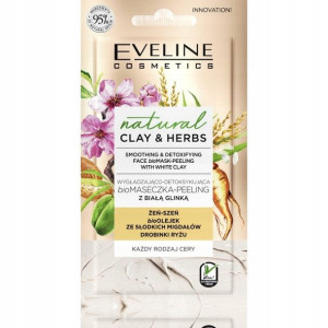 Eveline Natural Clay Herbs maseczka z białą glinką