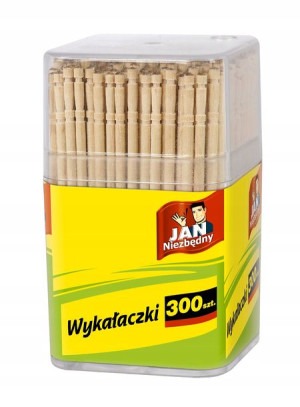 Jan Niezbędny Wykałaczki dewniane 300 sztuk