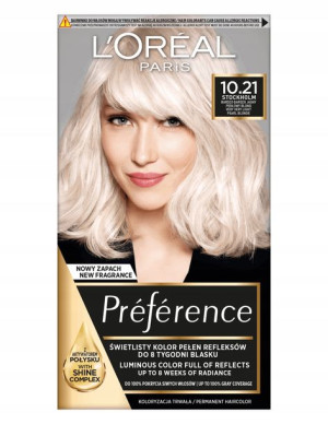 L'Oreal Paris Preference farba 10.21 Stockholm