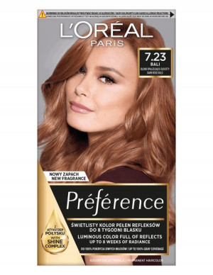 L'Oreal Paris Preference farba 7.23 Bali blond