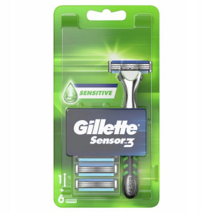 Maszynka Gillette Sensor3 Sensitive + 6 wkładów
