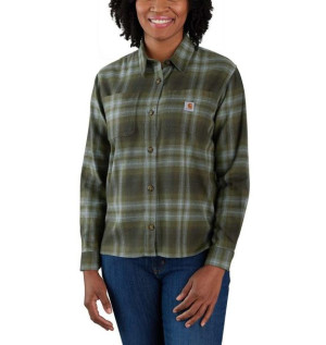 Koszula Damska Carhartt Rugged Flex Loose Fit Flanner Shirt BASIL