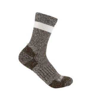 Skarpety Damskie Carhartt Midweight Crew Sock (1 para)  CARHARTT BROWN