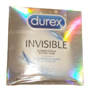 Prezerwatywy Durex INVISIBLE 3 szt.