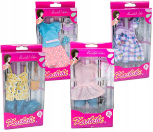 Zestaw UBRANKA DLA LALKI BARBIE Codzienne kreacje