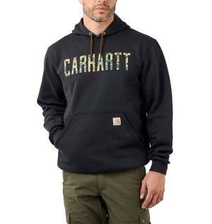Bluza Carhartt Midweight Camo Logo BLACK