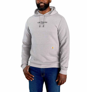 Bluza Carhartt Force Lightweight Logo ASPHALT HEATHER