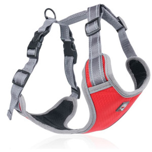 Szelki bezuciskowe dla psa SOLID typu GUARD z odblaskiem RED XL