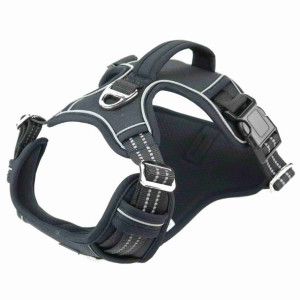 Szelki bezuciskowe dla psa ALASKA typu GUARD premium BLACK S