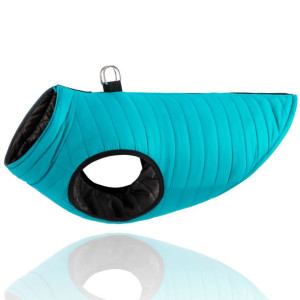 Kurtka dla psa ocieplana KAMIZELKA WAVE blue M