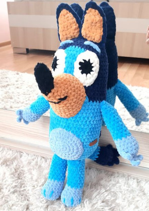 Pies z bajki jak Bluey maskotka przytulanka plusz 40cm