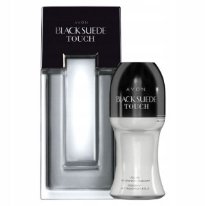 AVON Black Suede Touch Zestaw kosmetyków + torebka