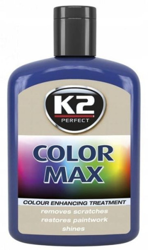 K2 COLOR MAX 200 ML NIEBIESKI Koloryzujący wosk