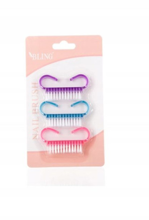 Szczoteczka do manicure i pedicure BLING, zestaw 3