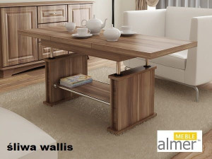 Ławostół Stół Ława L13 rozkładana 120(+40)x70 w.60(+15) podnoszony