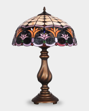 Lampa Witrażowa Lilia