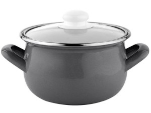 Garnek Z Pokrywa Emalia Pleszew Capri 4,2l Baryłka