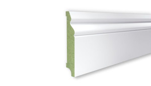 Listwa wilgocioodporna biała MDF F3 Plus wys. 10cm x długość 244cm cokół