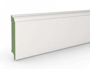 Listwa wilgocioodporna biała MDF RF Plus wys. 8cm x długość 262cm cokół