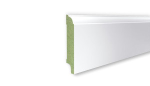 Listwa wilgocioodporna biała MDF F5 Plus wys. 12cm x długość 262cm cokół