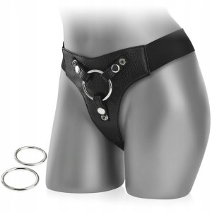 Pas Na Dildo Penis Sex Strap-on Z Zestawem Obręczy
