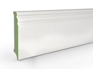 Listwa wilgocioodporna biała MDF F7 Plus wys. 10cm x długość 262cm cokół