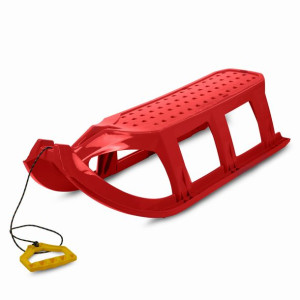 Dwuosobowe SANKI TATRA czerwone z linką