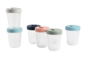 Zestaw słoiczków do jedzenia Clip 6 szt. (6x250ml) Beaba
