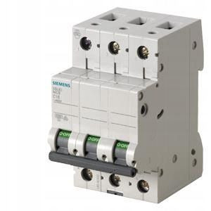 Wyłącznik nadprądowy 5SL6 3P C 10A 6kA AC Siemens