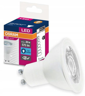Żarówka Led Halogen 6,9w 80w Gu10 36' 6500k Osram
