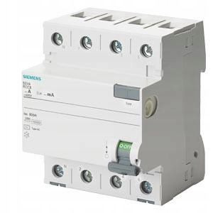 Wyłącznik różnicowoprądowy 4P 40A 0,03A AC Siemens