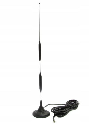Antena GSM magnetyczna czarn AT-GSM-MAG-9dBi ROPAM