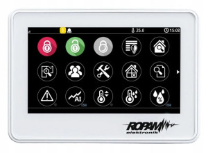 Panel dotykowy 4,3” TFT LCD biały TPR-4W-P ROPAM