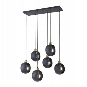 Lampa Wisząca Cyklop Czarny 2756 6xe27 Tk Lighting